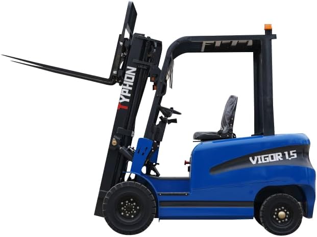 New 2025 TYPHON Vigor 1.5 Blue Electric Forklift 1.5 Ton Lifter Lift Truck Jitney Hi-Lo