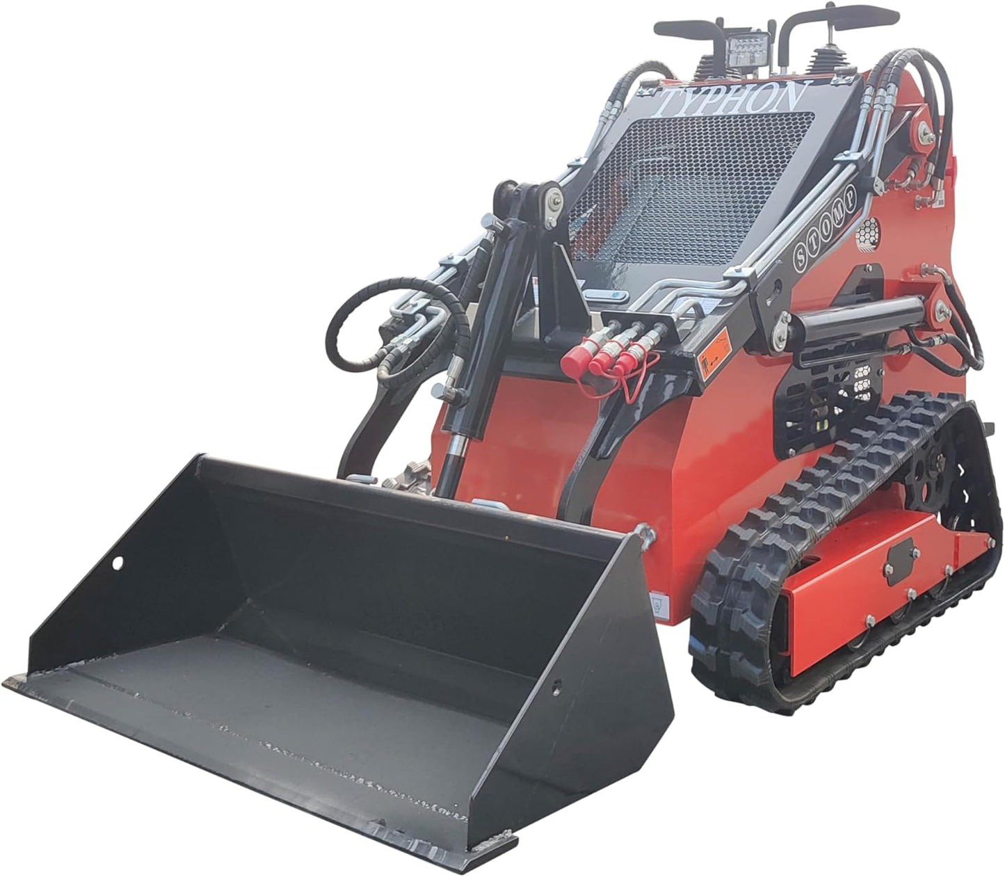 TYPHON STOMP 1,760lbs Mini Skid Steer 13.5hp Gas EPA Engine Great for Digging, Levelling, Forklift and Construction