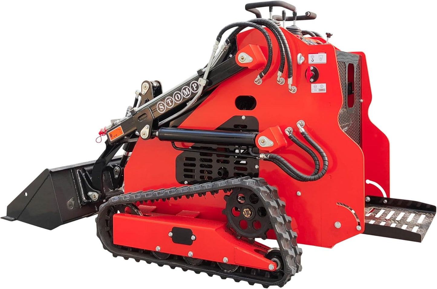 TYPHON STOMP 1,760lbs Mini Skid Steer 13.5hp Gas EPA Engine Great for Digging, Levelling, Forklift and Construction