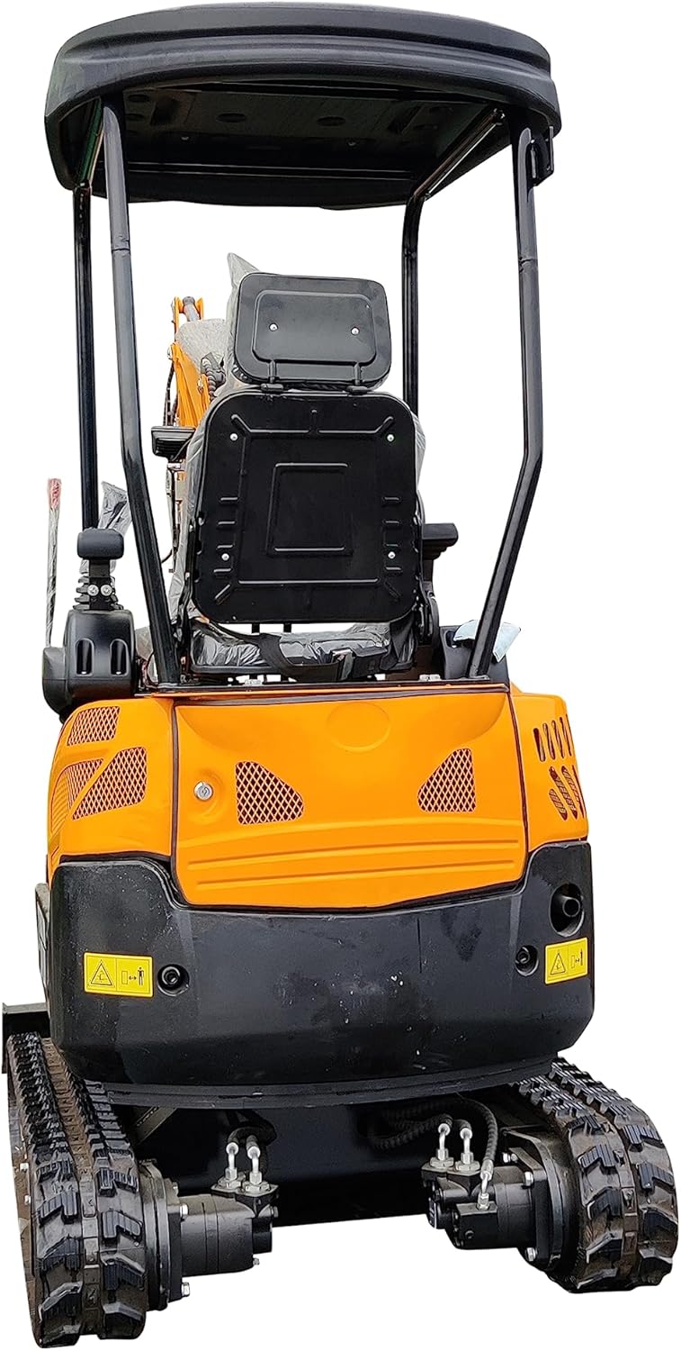 4,000 lbs TERROR XVIII Mini Excavator, EPA certified USA KUBOTA D902 Diesel Engine Machine for Garden, Farms, Parks, Roads – Ideal for Digging, Drilling, Bull-Dozing