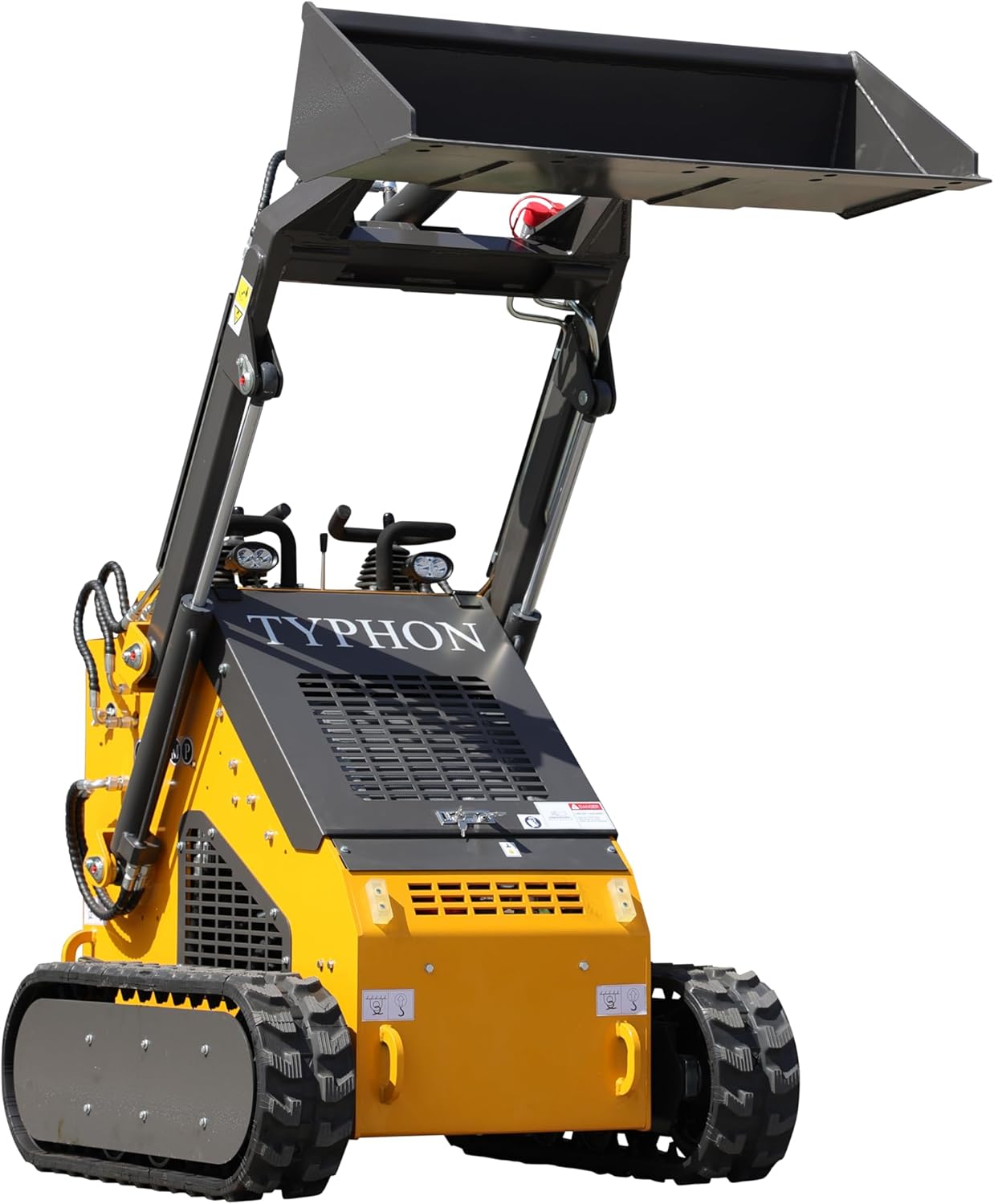 TYPHON STOMP 2,000lbs Mini Skid Steer 23HP Gas EPA Engine USA for digging, bull-dozing, drilling, augering, trenching, trench-grinding