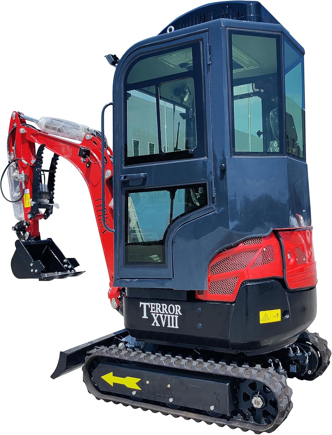 2 Ton TERROR XVIII Heater Aircon Cabin Mini Excavator, EPA certified USA KUBOTA D902 Diesel Machine for Garden, Farms, Parks, Roads – Ideal for Digging, Drilling, Bull-Dozing