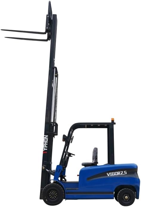 2025 TYPHON Vigor 2.5 Blue Electric Forklift 2.5 Ton Lifter Lift Truck Jitney Hi-Lo