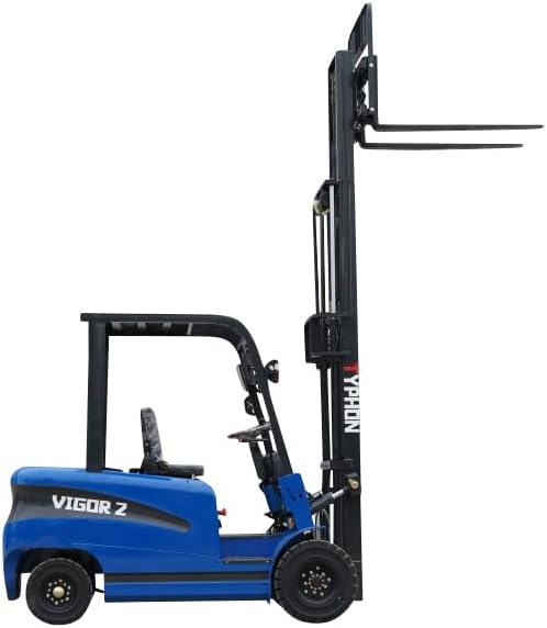 2025 TYPHON Vigor 2.0 Blue Electric Forklift 2 Ton Lifter Lift Truck Jitney Hi-Lo