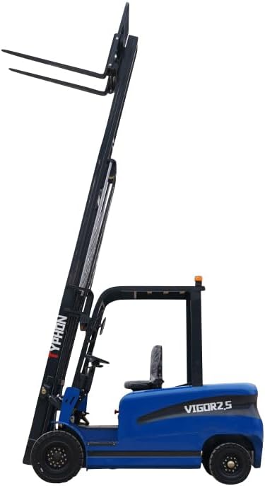 2025 TYPHON Vigor 2.5 Blue Electric Forklift 2.5 Ton Lifter Lift Truck Jitney Hi-Lo