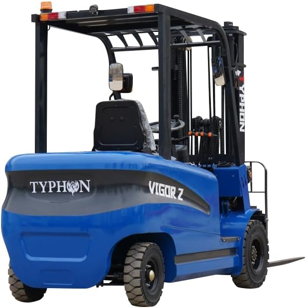 2025 TYPHON Vigor 2.0 Blue Electric Forklift 2 Ton Lifter Lift Truck Jitney Hi-Lo