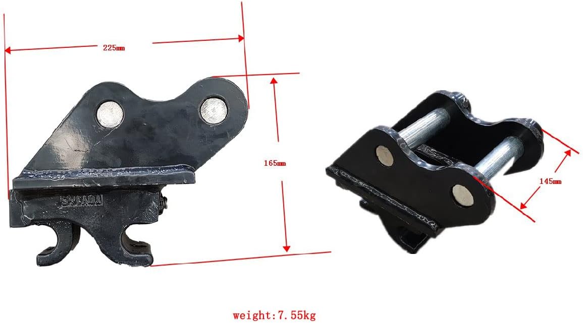 TYPHON Attachment Quick Hitch Attachments for Mini Excavators Excavator Machinery Machine Quick Coupler
