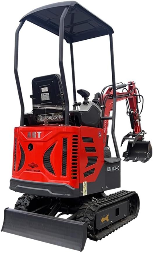 2024 Latest Product 13.5 HP 1 Ton Mini Small Excavator, With Hydraulic Thumb