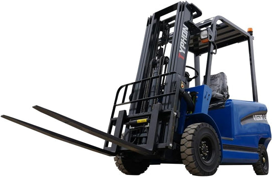 New 2025 TYPHON Vigor 1.5 Blue Electric Forklift 1.5 Ton Lifter Lift Truck Jitney Hi-Lo