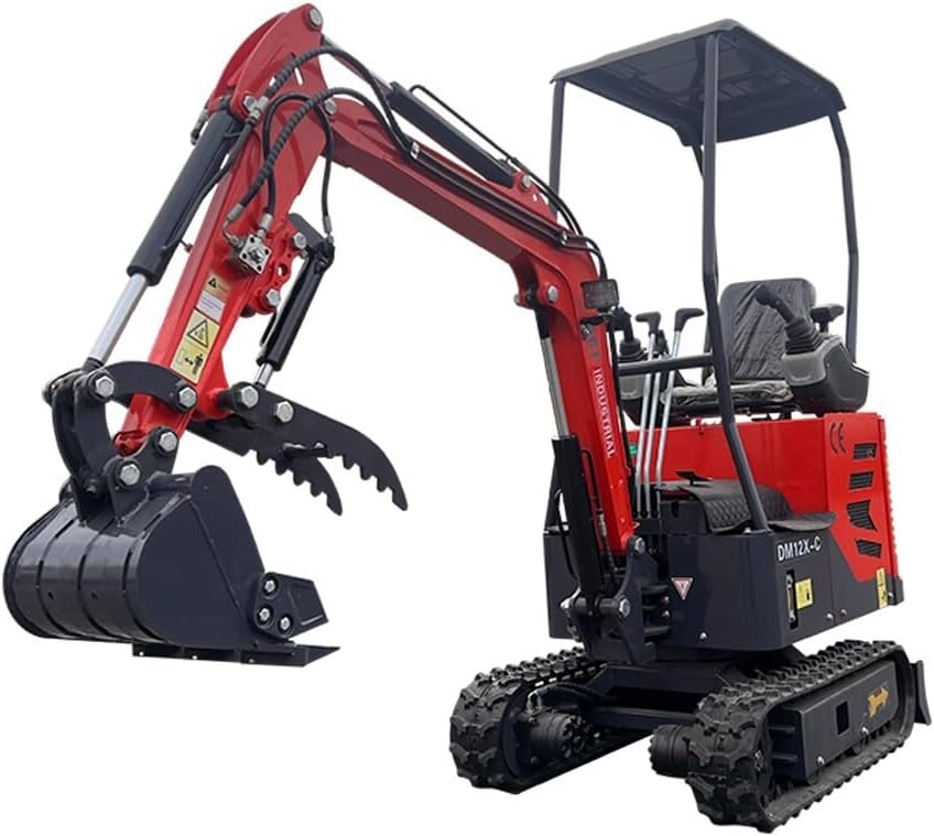 2024 Latest Product 13.5 HP 1 Ton Mini Small Excavator, With Hydraulic Thumb