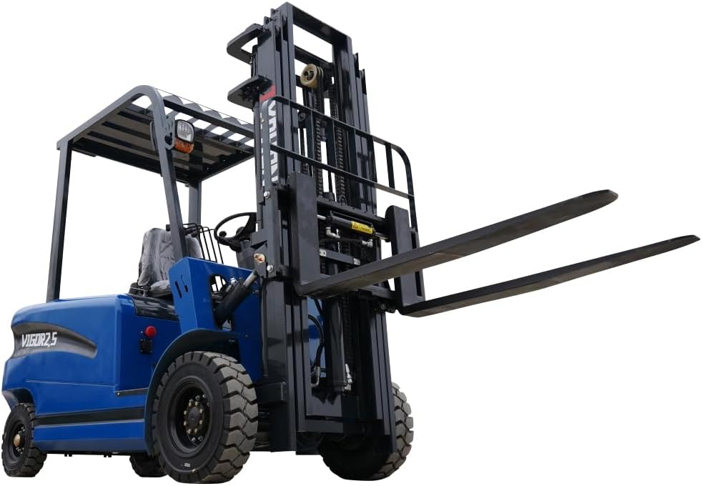 2025 TYPHON Vigor 2.5 Blue Electric Forklift 2.5 Ton Lifter Lift Truck Jitney Hi-Lo