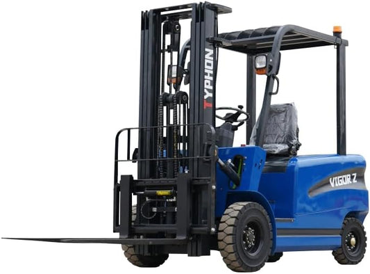 2025 TYPHON Vigor 2.0 Blue Electric Forklift 2 Ton Lifter Lift Truck Jitney Hi-Lo