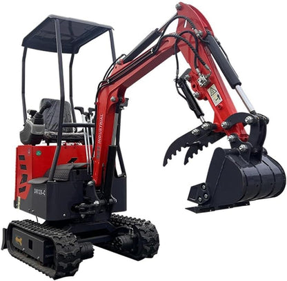 2024 Latest Product 13.5 HP 1 Ton Mini Small Excavator, With Hydraulic Thumb