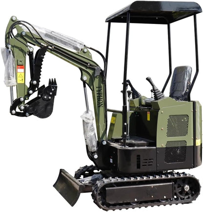 TYPHON TERROR XV STORM Mini Excavator – 1.05 Ton 13.5hp Gas Trench Digger Engine USA