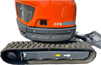 4 Ton, Kubota Diesel Engine Mini Excavator w/Hydraulic Thumb & A/C | CFG-40UF