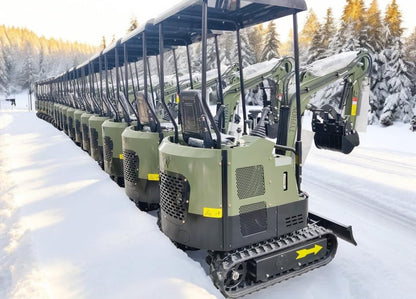 TYPHON TERROR XV STORM Mini Excavator – 1.05 Ton 13.5hp Gas Trench Digger Engine USA
