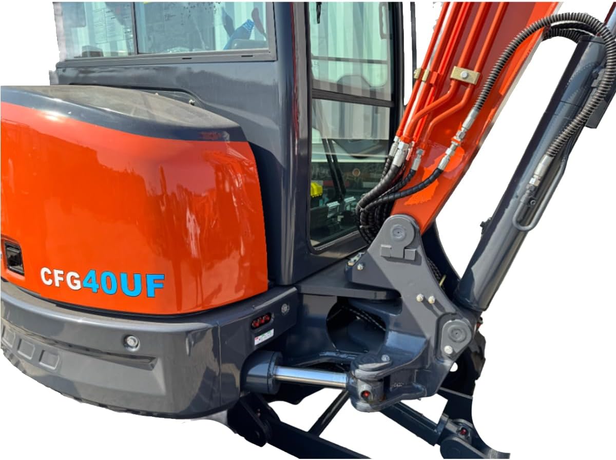 4 Ton, Kubota Diesel Engine Mini Excavator w/Hydraulic Thumb & A/C | CFG-40UF