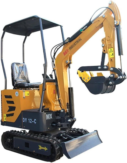 AGT DM12-C Mini Excavator 2023 NEW 13.5 HP 1-Ton Digger