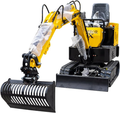 TYPHON Attachments Screening Skeleton Bucket 600mm: Attachment for TYPHON Mini Excavators Machinery Machine Digger Track Crawler Heavy Machinery