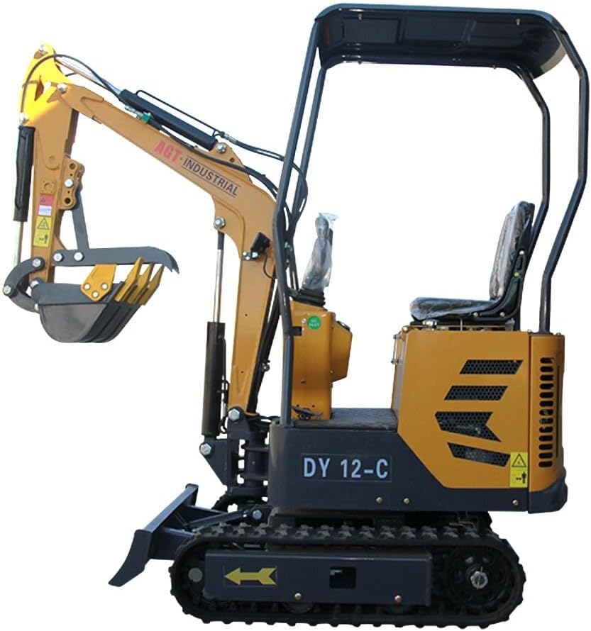 AGT DM12-C Mini Excavator 2023 NEW 13.5 HP 1-Ton Digger