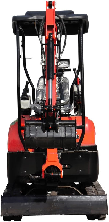 4,000 lb TYPHON Terror XX Mini Excavator Rubber Track with Kubota D902 Diesel Engine USA