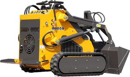TYPHON STOMP 2,000lbs Mini Skid Steer 23HP Gas EPA Engine USA for digging, bull-dozing, drilling, augering, trenching, trench-grinding