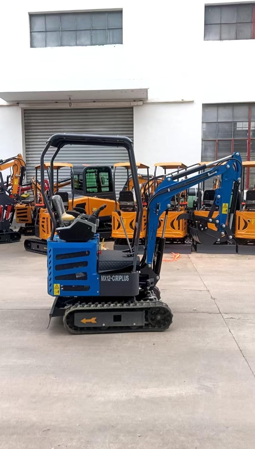 AGT MX12-C(PLUS) R 1-Ton 13.5 HP Mini Excavator With pilot system with Hydraulic Thumb