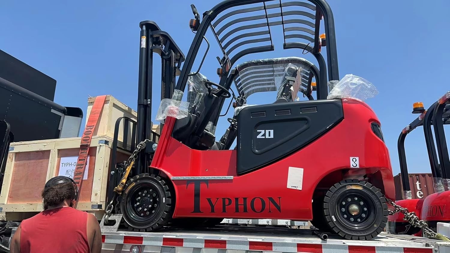 TYPHON 2 Ton Capacity Vigor Hi-Lo 20 Compact Electric Forklift Lifter USA for Warehousing, Indoors, Outdoors