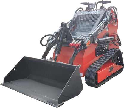 TYPHON STOMP 1,760lbs Mini Skid Steer 13.5hp Gas EPA Engine Great for Digging, Levelling, Forklift and Construction