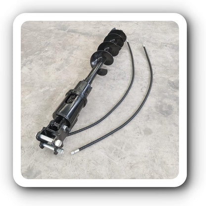 TYPHON Attachments Auger Drill Attachment for Mini Excavators Digger Track Crawler Heavy Machinery Machine