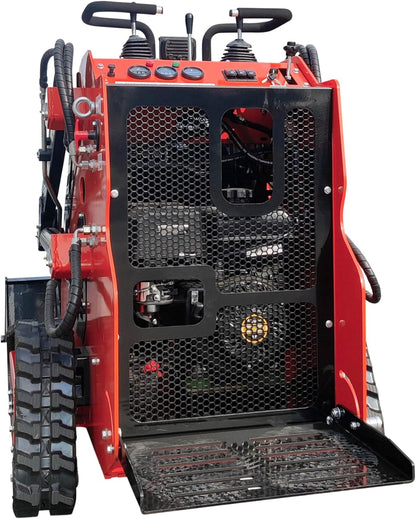 TYPHON STOMP 1,760lbs Mini Skid Steer 13.5hp Gas EPA Engine Great for Digging, Levelling, Forklift and Construction