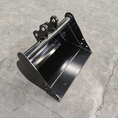 TYPHON Attachments 500mm Plain Bucket Attachment for Machinery Machine Mini Excavator Mud Buckets for Bulk Loading, Ditch Cleaning, Low Density Material Digging