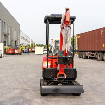 4,000 lbs Terror XVIII Mini Excavator, EPA Certified USA KUBOTA D902 Diesel Machine for Garden, Farms, Parks, Roads – Ideal for Digging, Drilling, Bull-Dozing