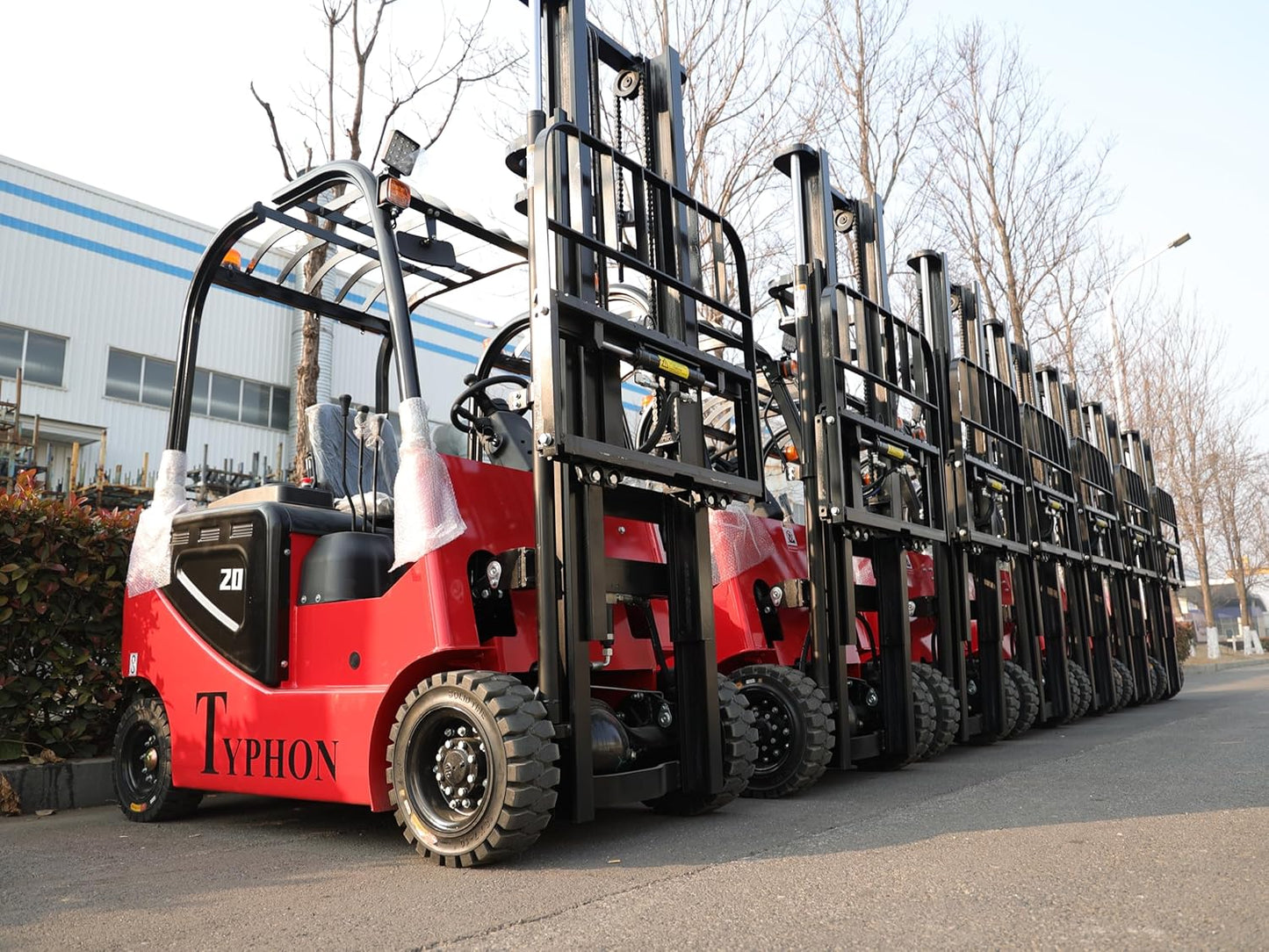 TYPHON 2 Ton Capacity Vigor Hi-Lo 20 Compact Electric Forklift Lifter USA for Warehousing, Indoors, Outdoors
