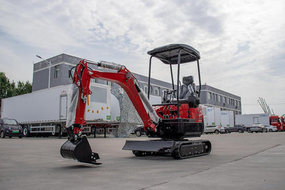4,000 lbs Terror XVIII Mini Excavator, EPA Certified USA KUBOTA D902 Diesel Machine for Garden, Farms, Parks, Roads – Ideal for Digging, Drilling, Bull-Dozing