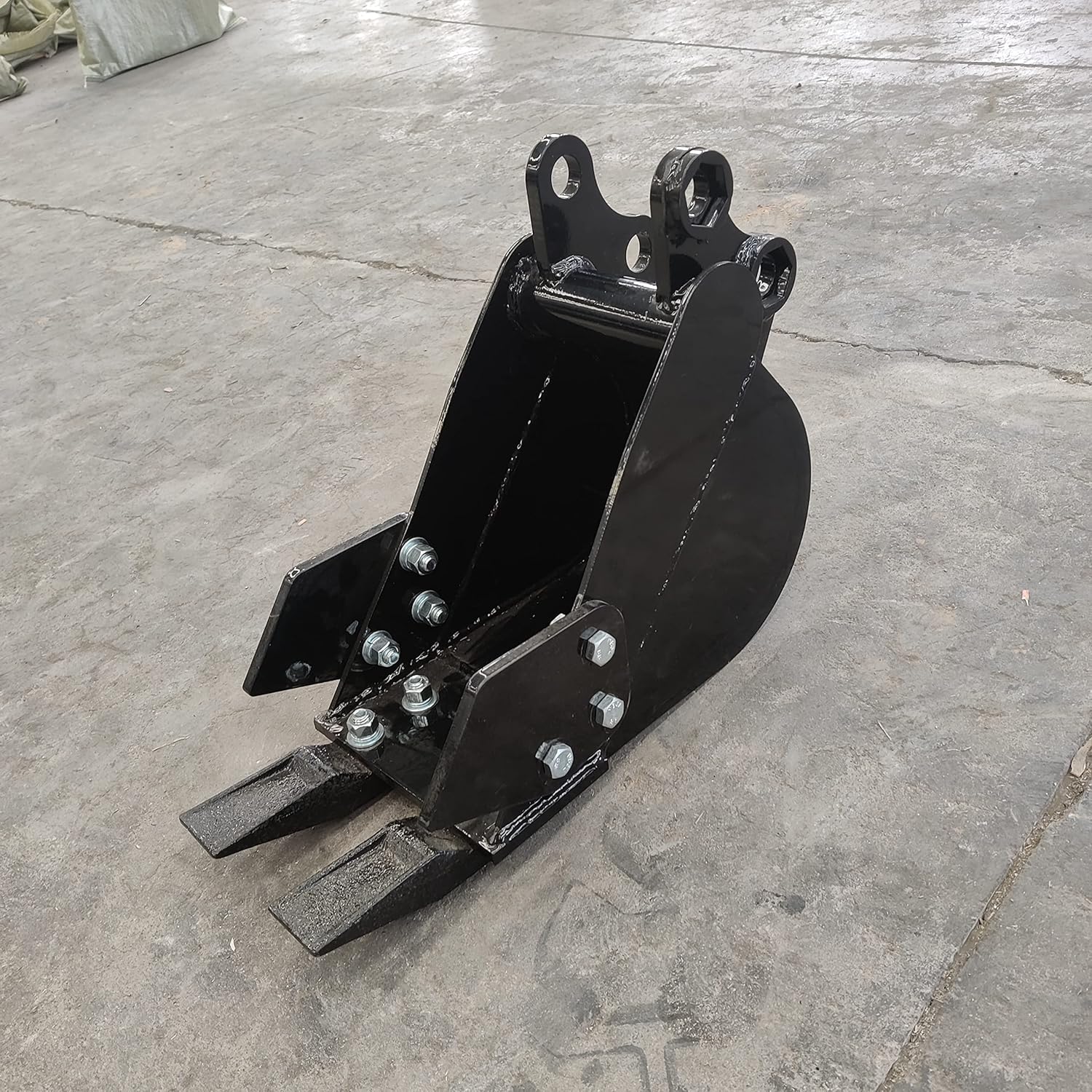 TYPHON Attachments: 200mm Narrow Bucket: Attachment for Mini Excavators Mini Excavator Machine