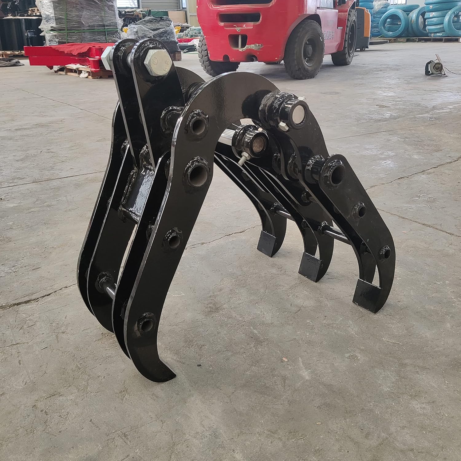 TYPHON Attachments Grapple Attachment for Mini Excavators Digger Bagger Track Crawler Machinery Machine Grabber Grapper